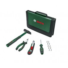 BOSCH Set 14 scule de mana simple pentru incepatori in geanta textila